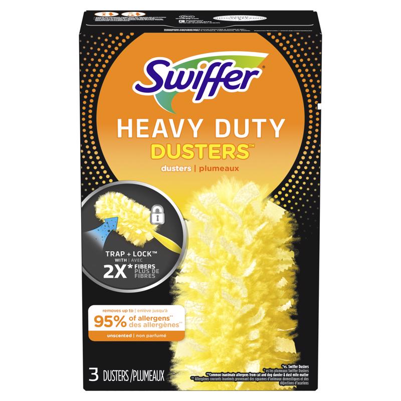 SWIFFER - Swiffer 360 Heavy Duty Dusters Microfiber Heavy Duty Duster Refill 3 pk