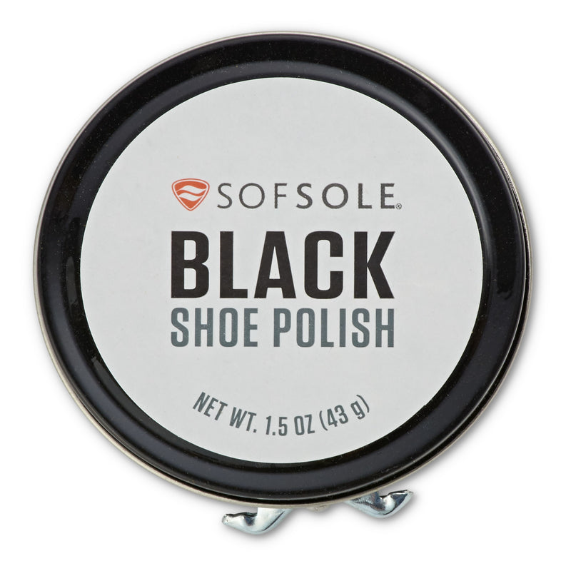 SOF SOLE - Sof Sole Black Shoe Polish 1.5 oz