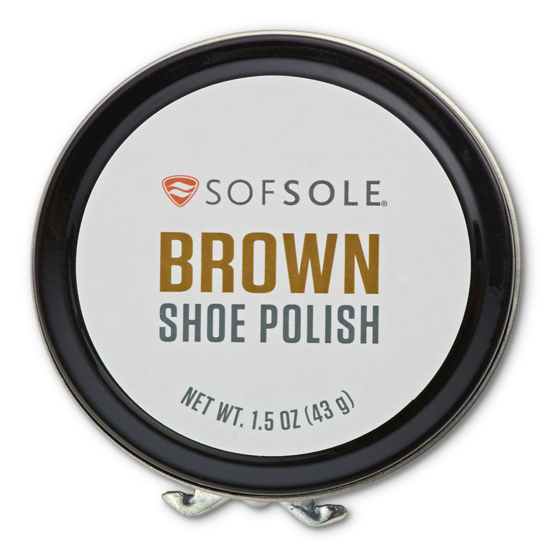 SOF SOLE - Sof Sole Brown Shoe Polish 1.5 oz
