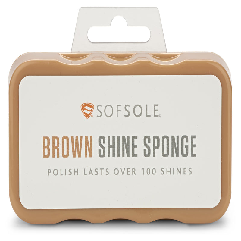 SOF SOLE - Sof Sole Brown Shine Sponge Shoe Polish