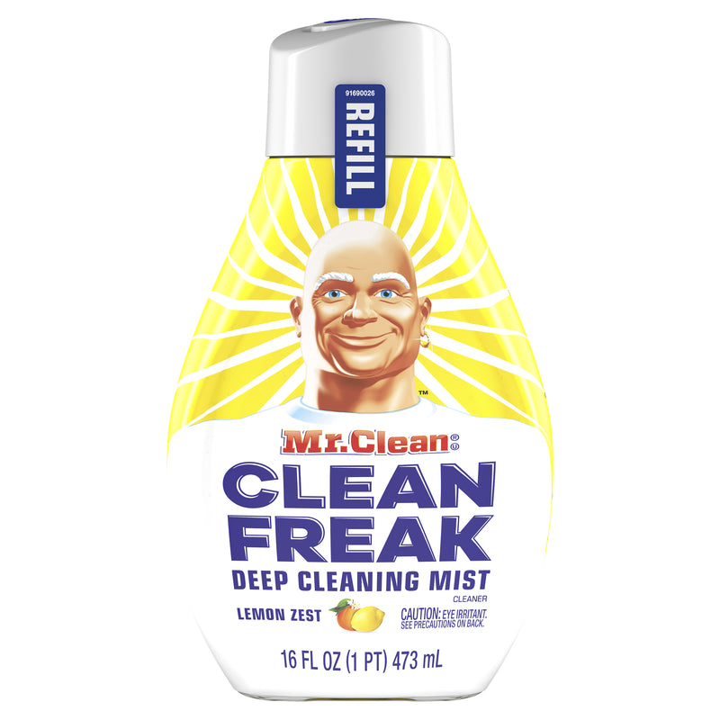 MR. CLEAN - Mr. Clean Clean Freak Lemon Zest Scent Deep Cleaning Mist Refill Liquid 16 oz - Case of 6
