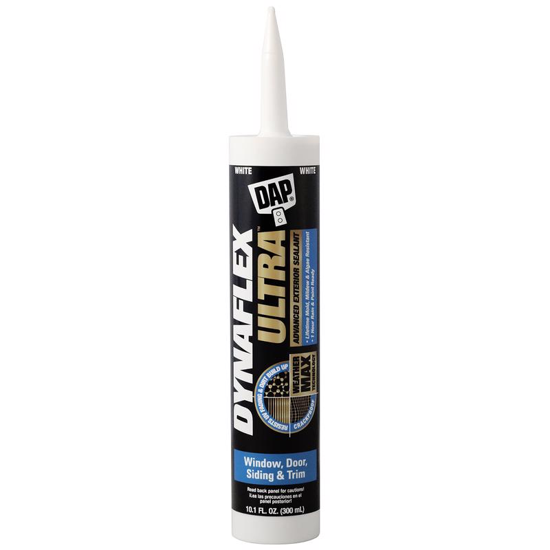 DAP - Dap DynaFlex Ultra White Acrylic Urethane All Purpose Sealant 10.1 oz - Case of 12