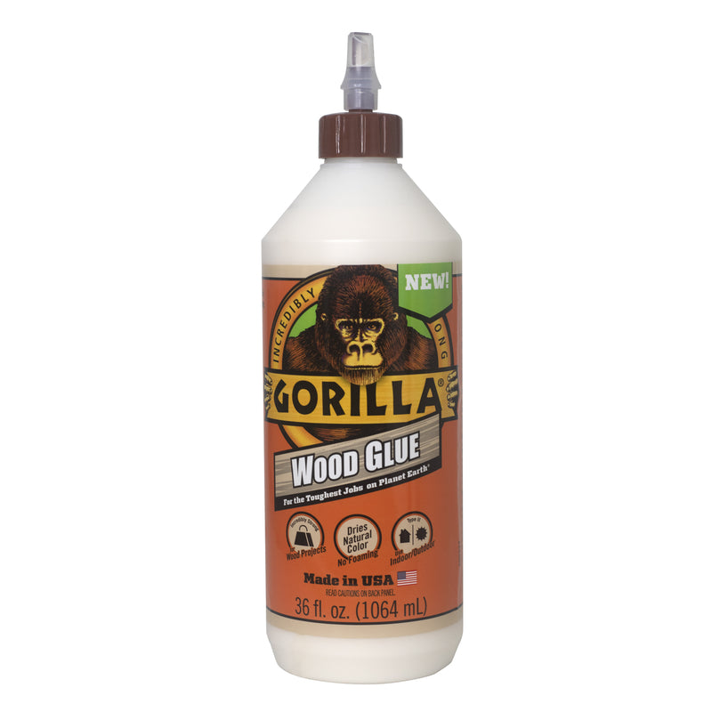 GORILLA - Gorilla Tan Wood Glue 36 oz - Case of 2