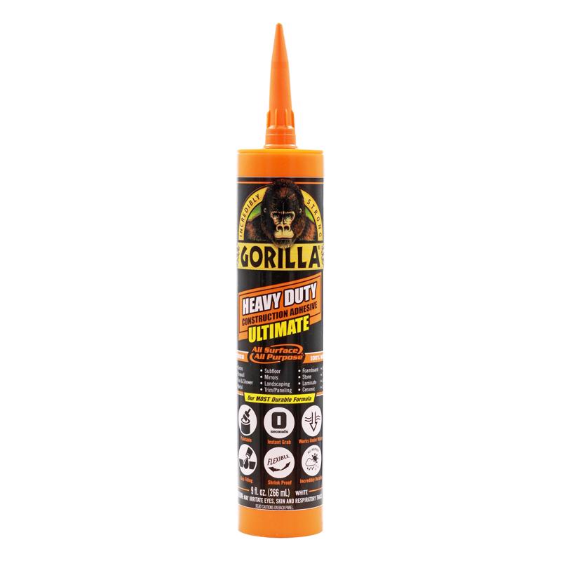 GORILLA - Gorilla All Purpose Construction Adhesive 9 oz - Case of 12 [8008002]