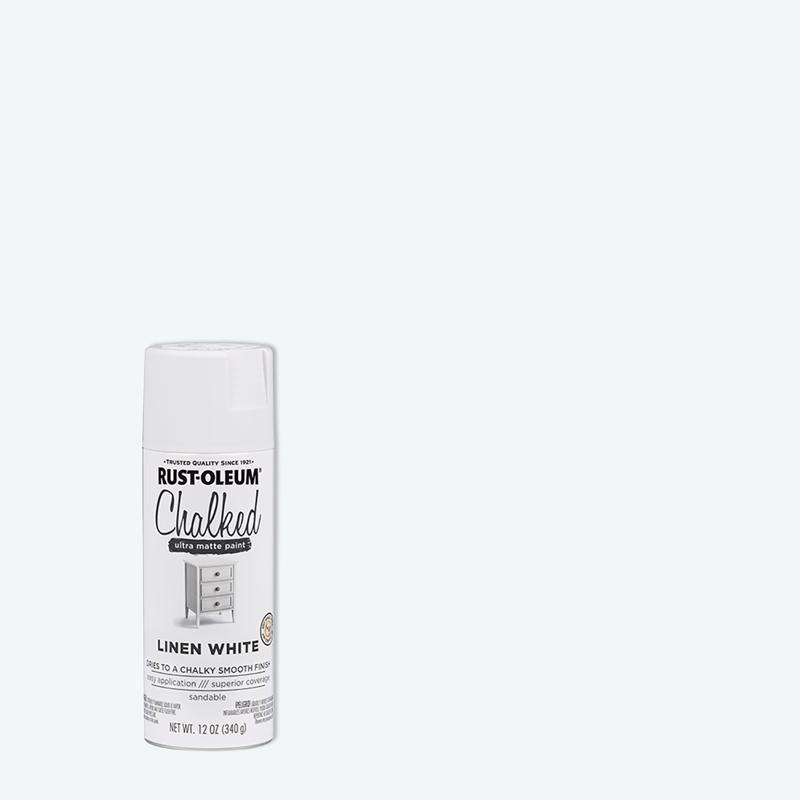 RUST-OLEUM - Rust-Oleum Chalked Ultra Matte Linen White Oil-Based Acrylic Sprayable Chalk Paint 12 oz