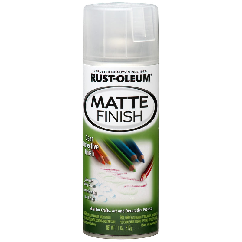 RUST-OLEUM - Rust-Oleum Speciality Matte Clear Spray Paint 11 oz - Case of 6