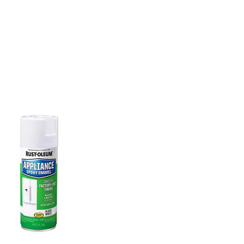 RUST-OLEUM - Rust-Oleum Specialty Gloss White Oil-Based Appliance Epoxy 12 oz - Case of 6