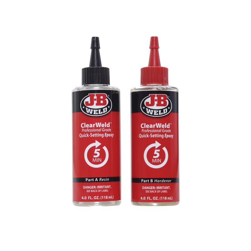 J-B WELD - J-B Weld Clear Weld High Strength Epoxy 8 oz