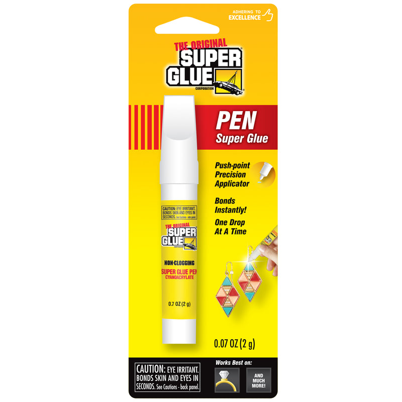 THE ORIGINAL SUPER GLUE - The Original Super Glue High Strength Cyanoacrylate Super Glue Pen 0.07 oz