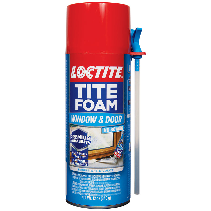 LOCTITE - Loctite Tite Foam White Polyurethane Window and Door Foam Sealant 12 oz - Case of 12