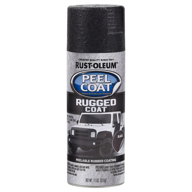 RUST-OLEUM - Rust-Oleum Peel Coat Black Rubber Coating 11 oz