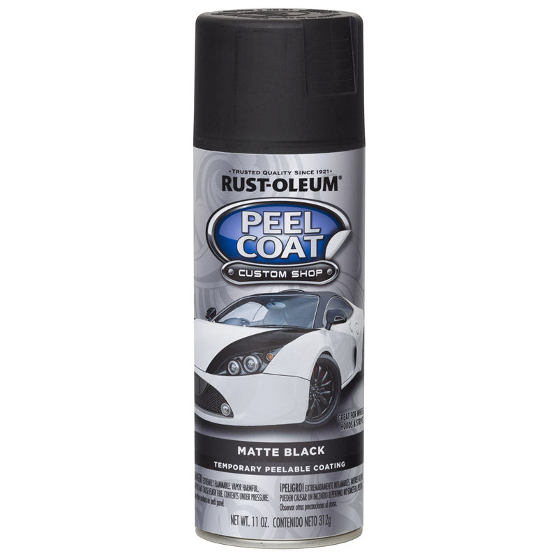 RUST-OLEUM - Rust-Oleum Peel Coat Matte Black Rubber Coating 11 oz - Case of 6