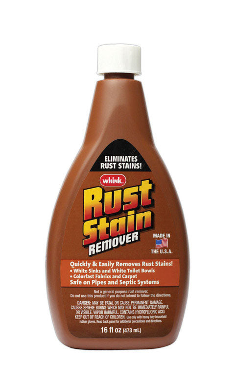 LIQUID RUST - Whink No Scent Rust Stain Remover 16 oz Liquid - Case of 6