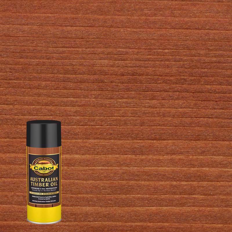 CABOT - Cabot Australian Timber Oil Aerosol Transparent Jarrah Brown Oil-Based Australian Timber Oil 12 oz - Case of 6