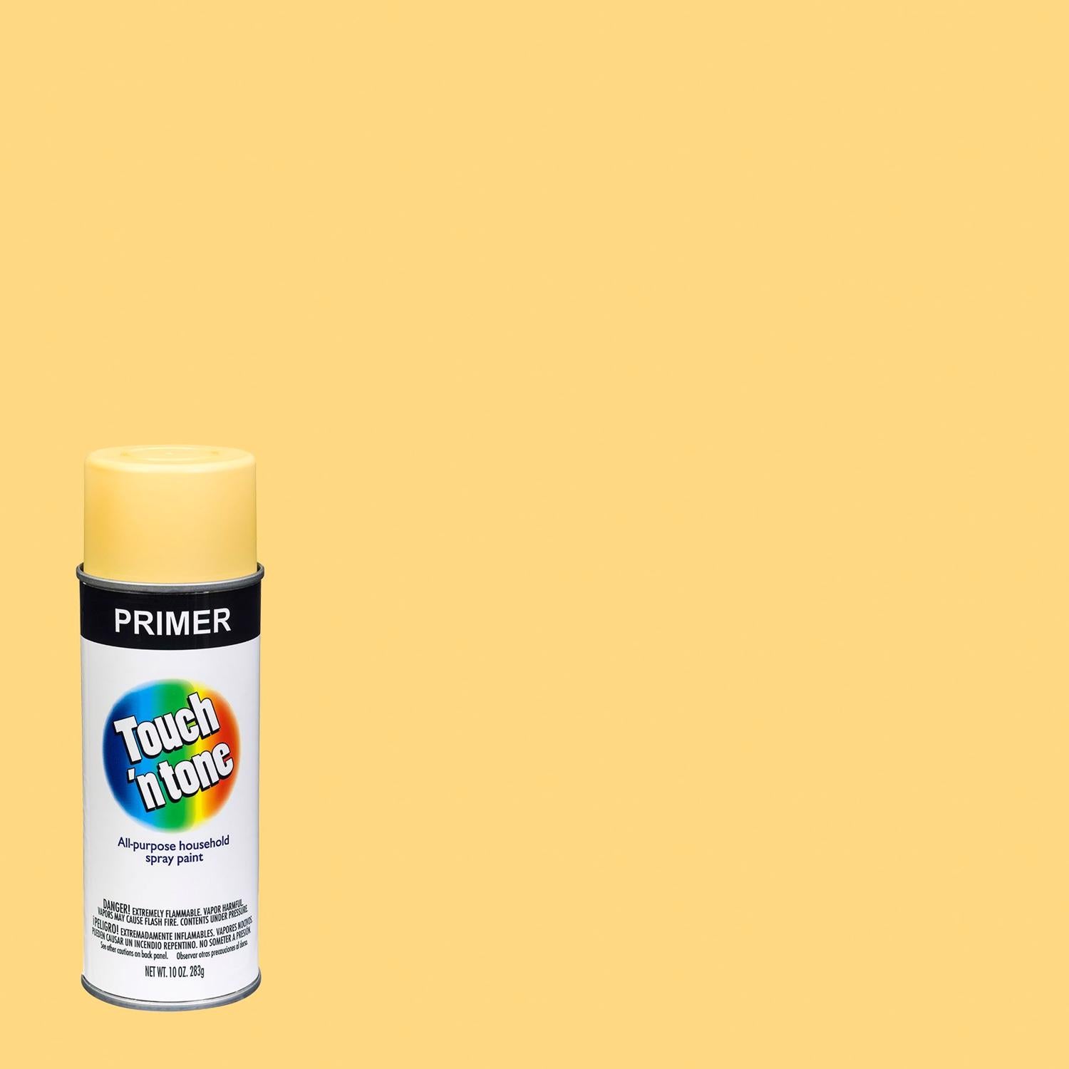Rust-Oleum Touch n Tone Gloss Canary Yellow Spray Paint 10 oz - Case of 6