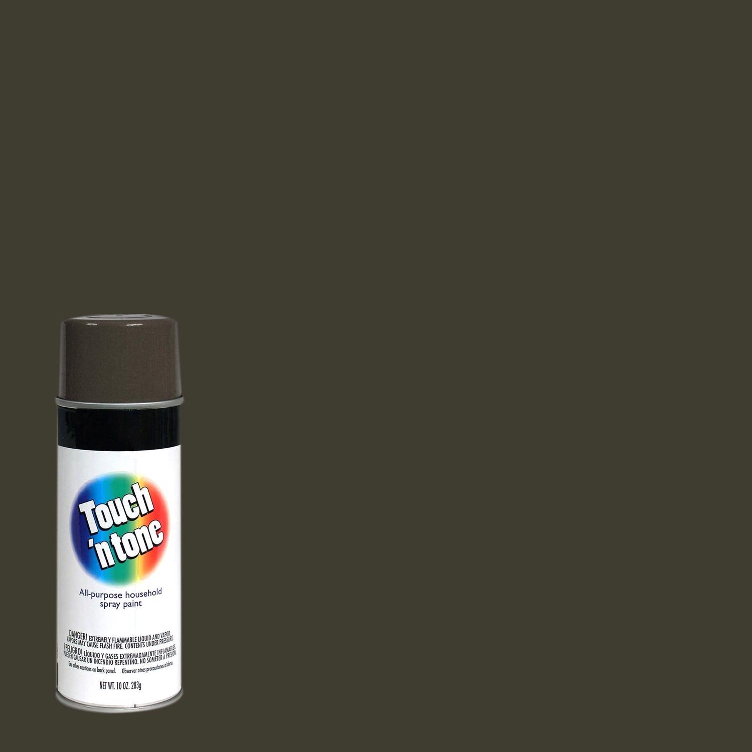 Rust-Oleum Touch 'N Tone Gloss Dove Gray Spray Paint 10 oz - Case of 6