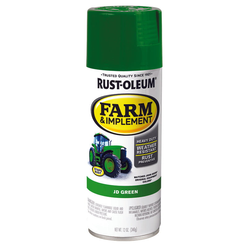 RUST-OLEUM - Rust-Oleum Specialty Indoor and Outdoor Gloss JD Green Farm & Implement 12 oz - Case of 6