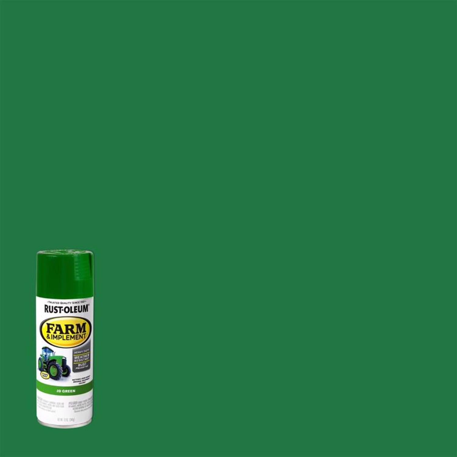 Rust-Oleum Specialty Indoor and Outdoor Gloss John Deere Green Farm & Implement 12 oz - Case of 6