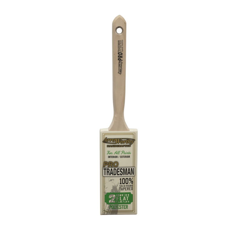 ARROWORTHY - ArroWorthy Pro-Tradesman 2 in. Medium Soft Flat Paint Brush