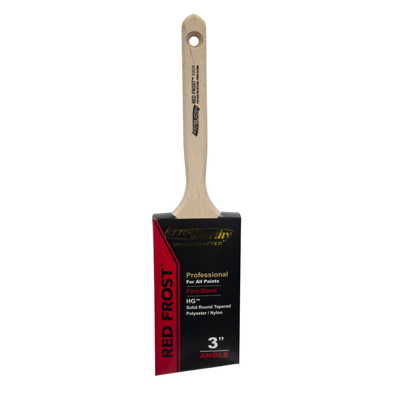 ARROWORTHY - ArroWorthy Red Frost Professional 3 in. Firm Angle Paint Brush