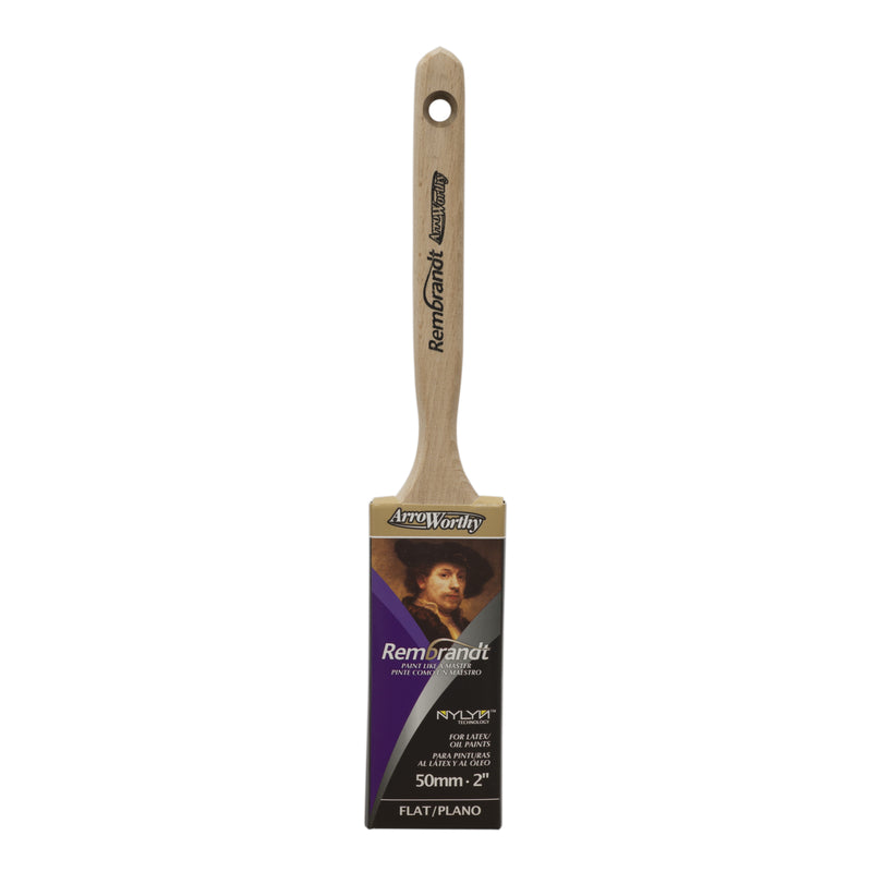 ARROWORTHY - ArroWorthy Rembrandt 2 in. Medium Stiff Flat Paint Brush