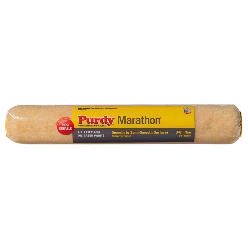 PURDY - Purdy Marathon Nylon/Polyester 14 in. W X 3/8 in. Paint Roller Cover 1 pk