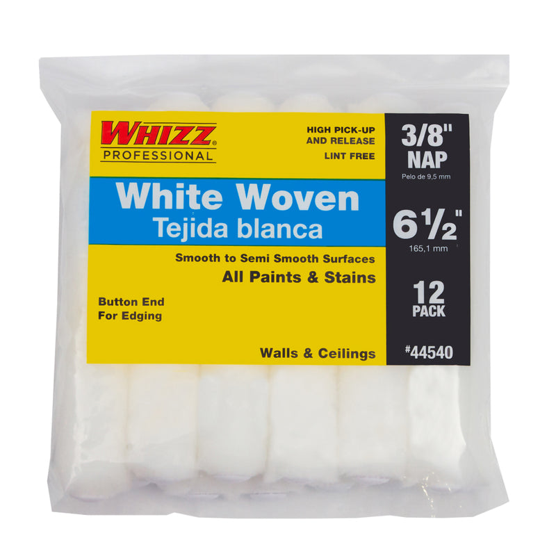 WHIZZ - Whizz Woven 6.5 in. W X 3/8 in. Mini Paint Roller Cover 12 pk