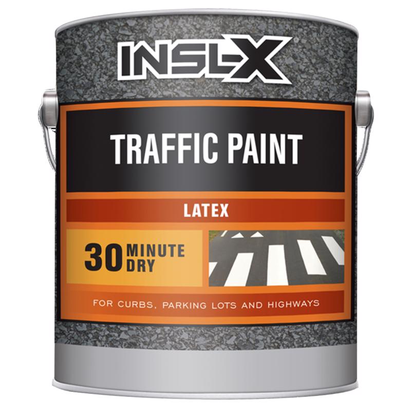 INSL-X - Benjamin Moore Insl-X Red Traffic Zone Marking Paint 1 gal - Case of 4