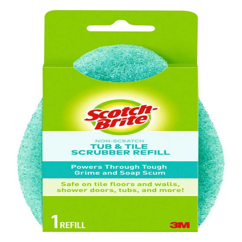 3M - 3M Scotch-Brite Non-Scratch Shower Scrubber Refill For Bath and Tile 1 pk