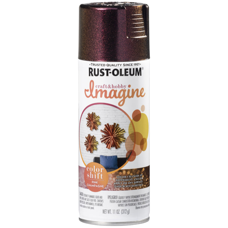 RUST-OLEUM - Rust-Oleum Imagine Gloss Champagne Pink Spray Paint 11 oz - Case of 4