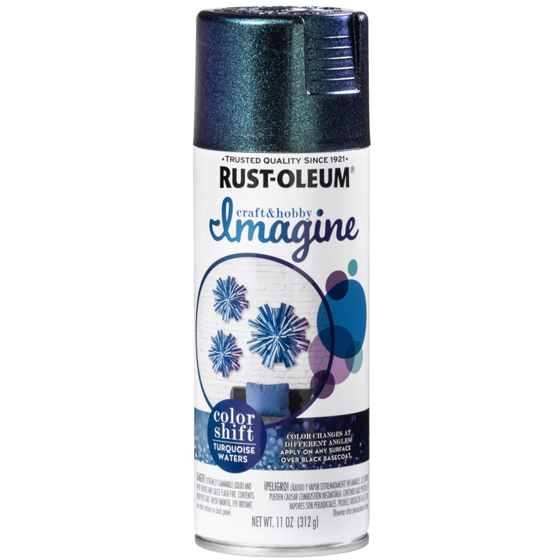 RUST-OLEUM - Rust-Oleum Imagine Gloss Turquoise Waters Spray Paint 11 oz - Case of 4