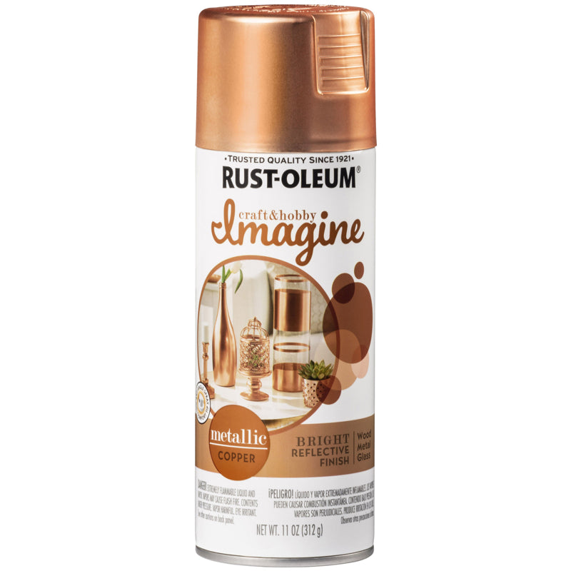 RUST-OLEUM - Rust-Oleum Imagine Metallic Copper Spray Paint 11 oz - Case of 4