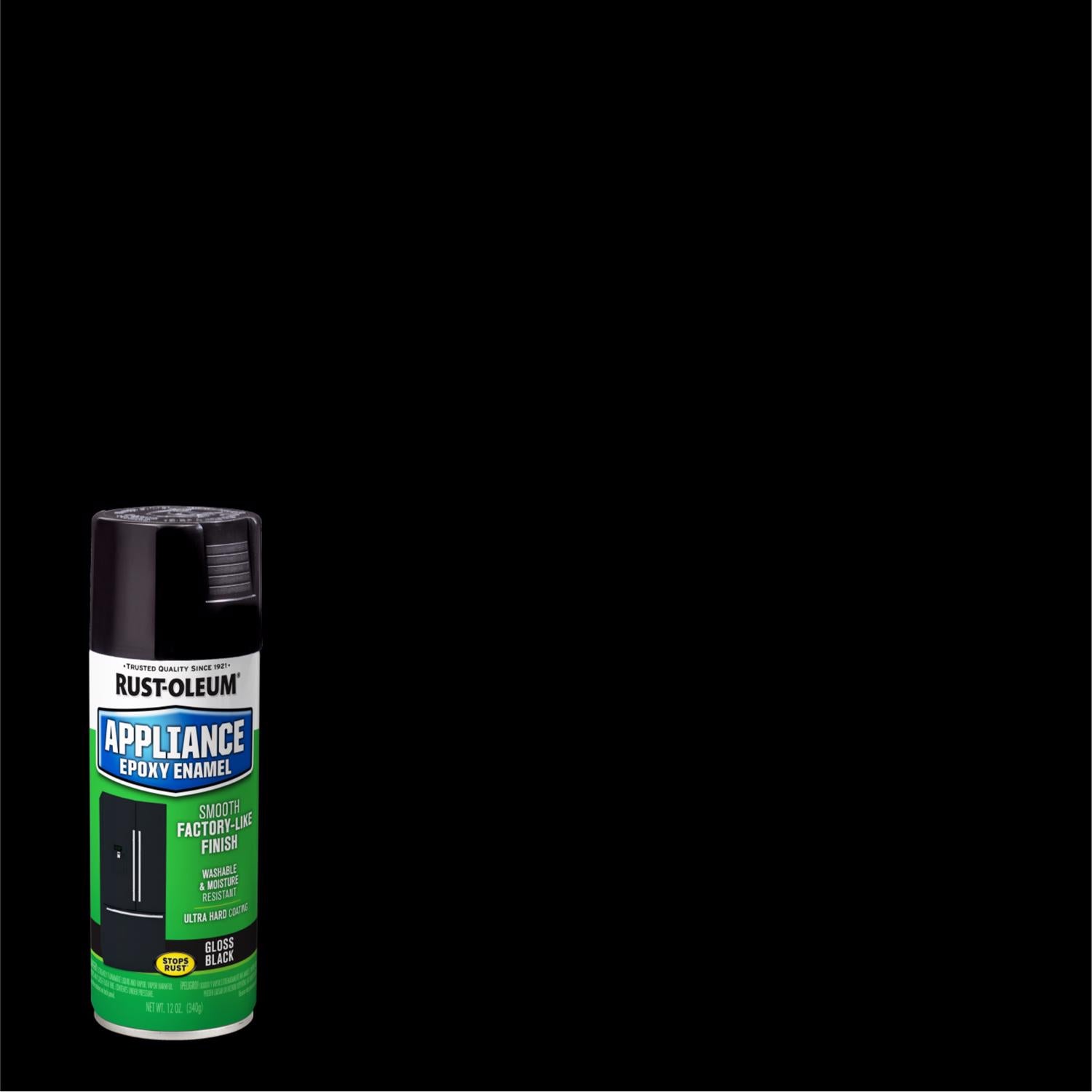 Rust-Oleum Specialty Gloss Black Oil-Based Appliance Epoxy 12 oz - Case of 6