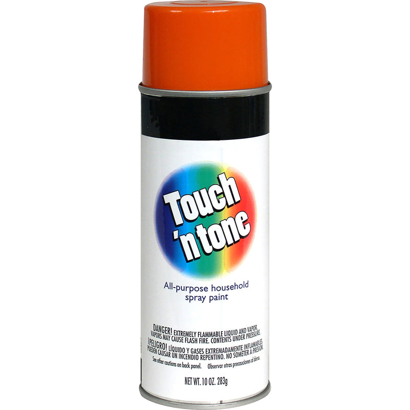 RUST-OLEUM - Rust-Oleum Touch N Tone Gloss Orange Spray Paint 10 oz - Case of 6