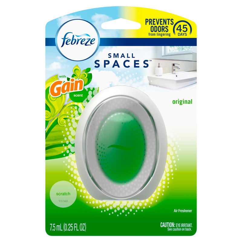 FEBREZE - Febreze Small Spaces Original Gain Scent Air Freshener 0.25 oz Liquid 1 pk - Case of 6