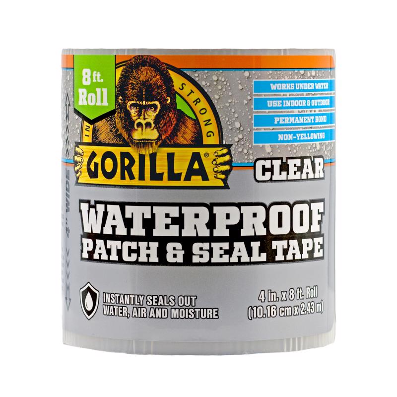 GORILLA GLUE - Gorilla 4 in. W X 8 ft. L Clear Waterproof Repair Tape