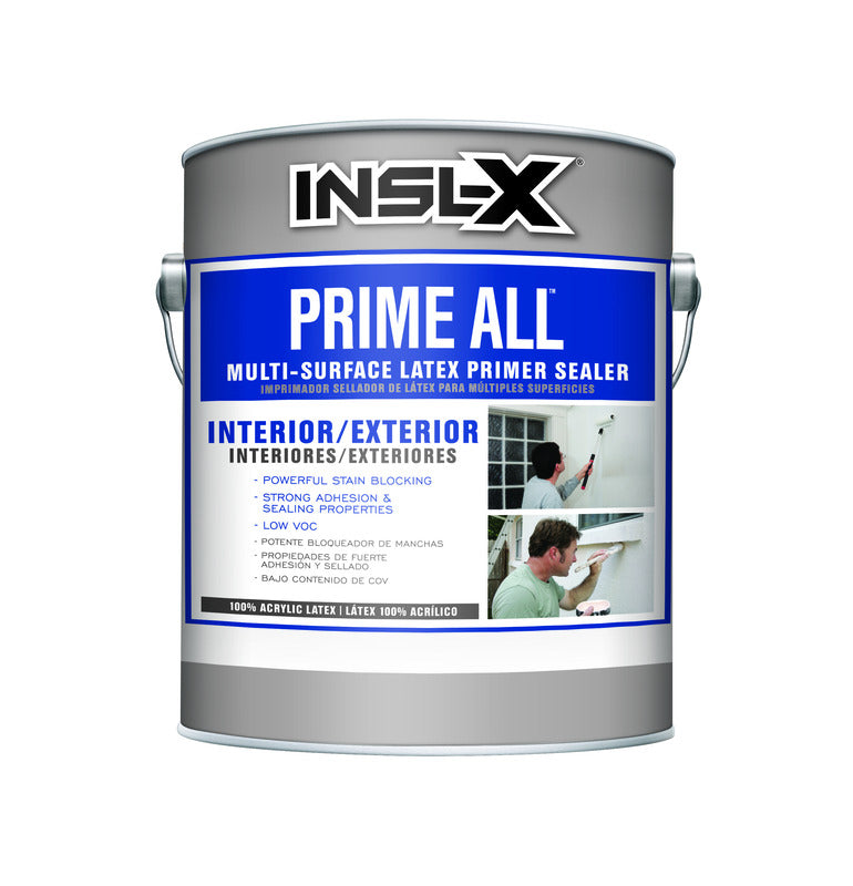 INSL-X - Insl-X Prime All White Flat Water-Based Acrylic Latex Primer 1 gal