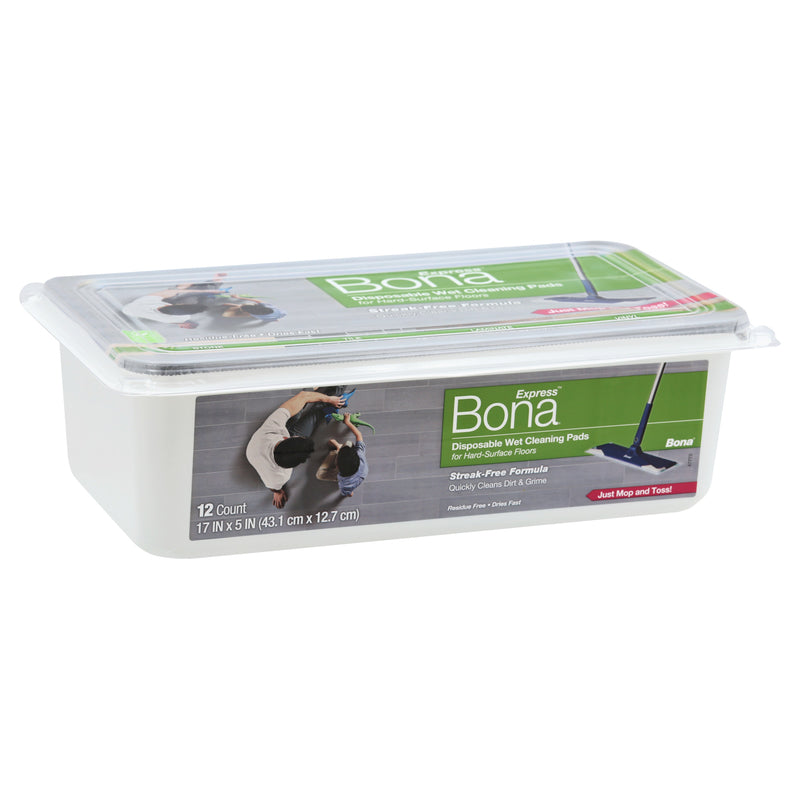 BONA - Bona Express Disposable Wet Cleaning Pads Pads 12 pk
