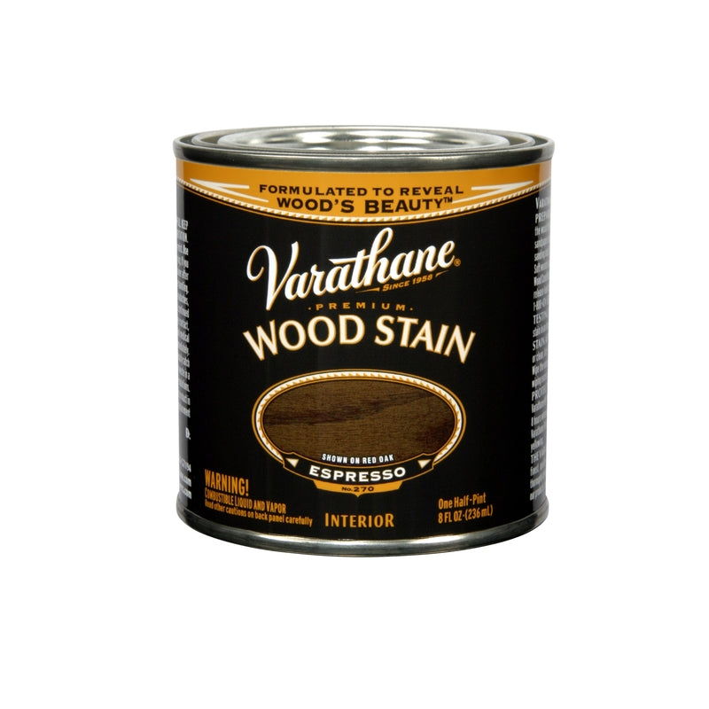 VARATHANE - Varathane Semi-Transparent Expresso Oil-Based Urethane Modified Alkyd Wood Stain 0.5 pt