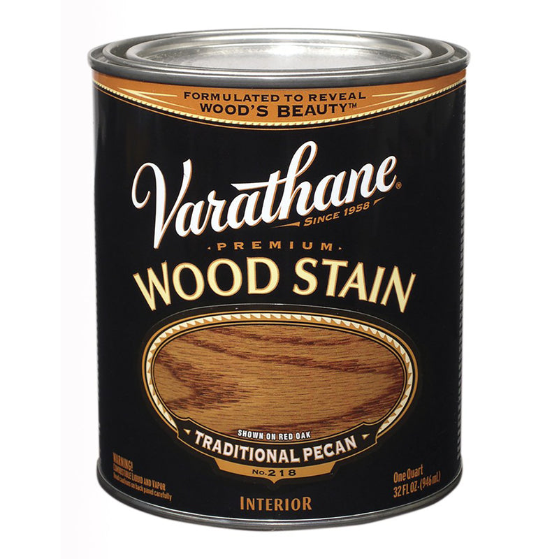 VARATHANE - Varathane Semi-Transparent Traditional Pecan Oil-Based Urethane Modified Alkyd Wood Stain 1 qt