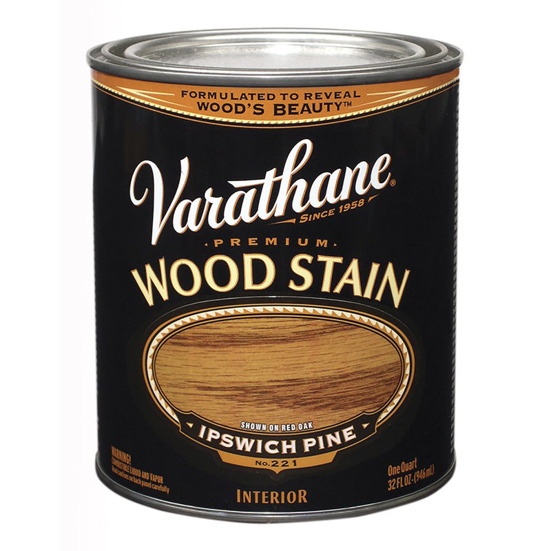 VARATHANE - Varathane Semi-Transparent Ipswich Pine Oil-Based Urethane Modified Alkyd Wood Stain 1 qt