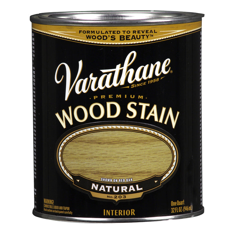 VARATHANE - Varathane Premium Semi-Transparent Natural Oil-Based Urethane Modified Alkyd Wood Stain 1 qt - Case of 2