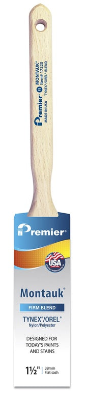 PREMIER - Premier Montauk 1-1/2 in. Firm Flat Sash Paint Brush - Case of 6