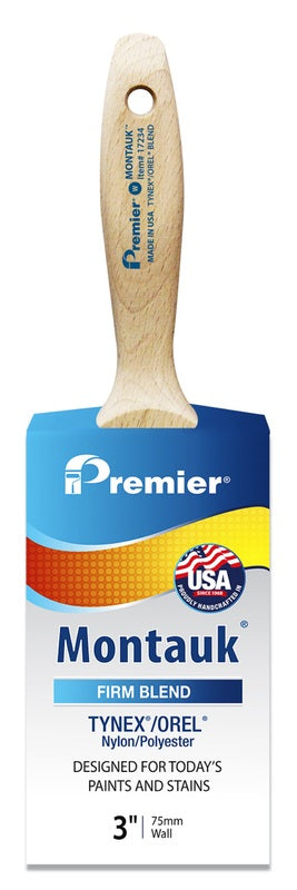 PREMIER - Premier Montauk 3 in. Firm Chiseled Wall Brush - Case of 3