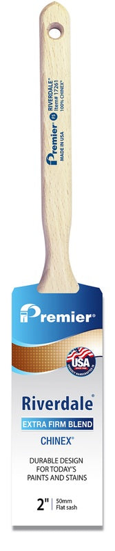 PREMIER - Premier Riverdale 2 in. Extra Stiff Flat Sash Paint Brush - Case of 6