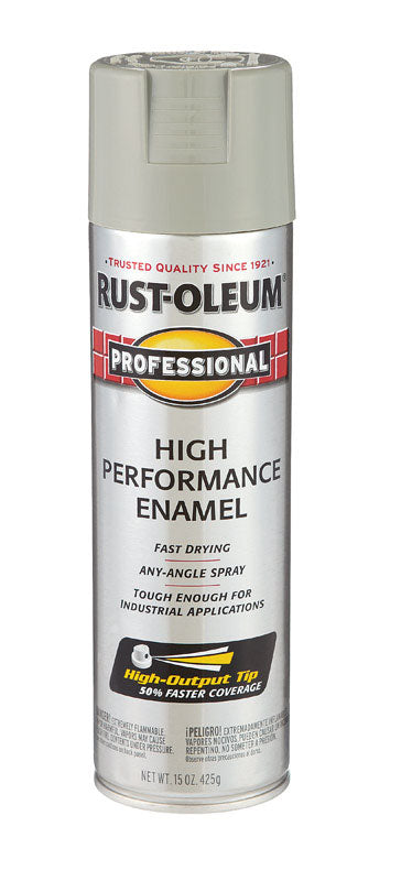 RUST-OLEUM - Rust-Oleum Professional Gloss Aluminium Spray Paint 15 oz - Case of 6