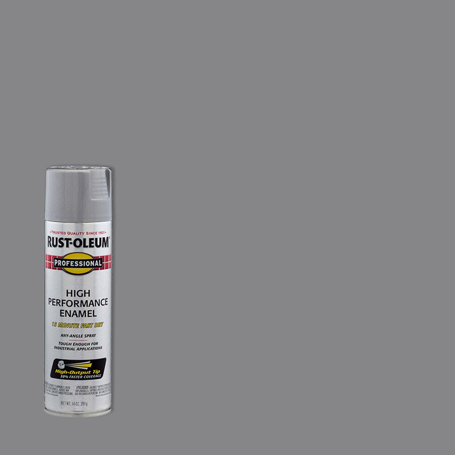 Rust-Oleum Professional Gloss Aluminium Spray Paint 15 oz - Case of 6