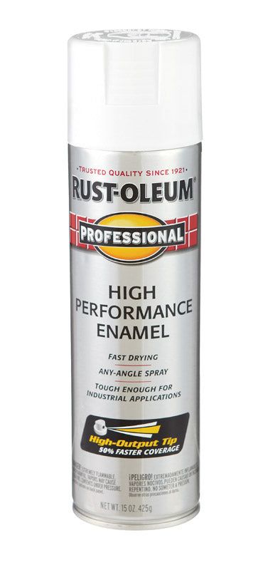 RUST-OLEUM - Rust-Oleum Professional Gloss White Spray Paint 15 oz