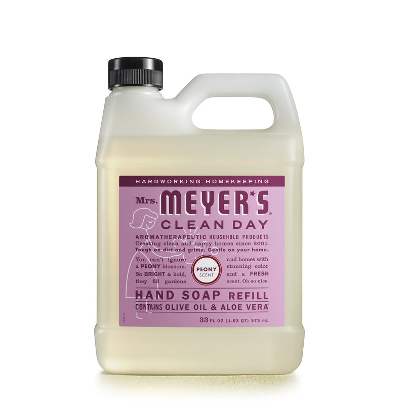 MRS. MEYER'S - Mrs. Meyer's Clean Day Organic Peony Scent Hand Soap Refill 33 oz