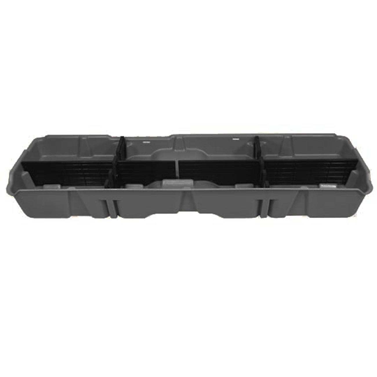 DU-HA Underseat Storage Gun Case for '07-13 Chevrolet/GMC & '07-'14 Heavy Duty Crew Cab (Dark Gray)